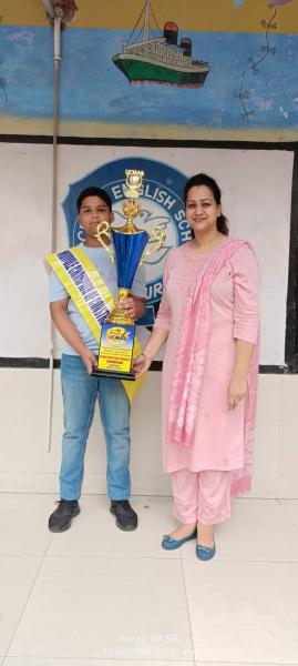 Dhruv Garg of Class-VII A stood First in UCMAS Abacus Championship