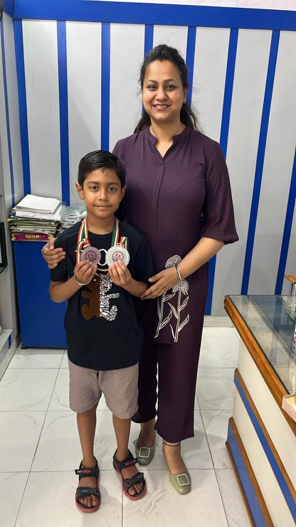 Pranav Prasher stood 2nd in Fencing Competition at district & State level.