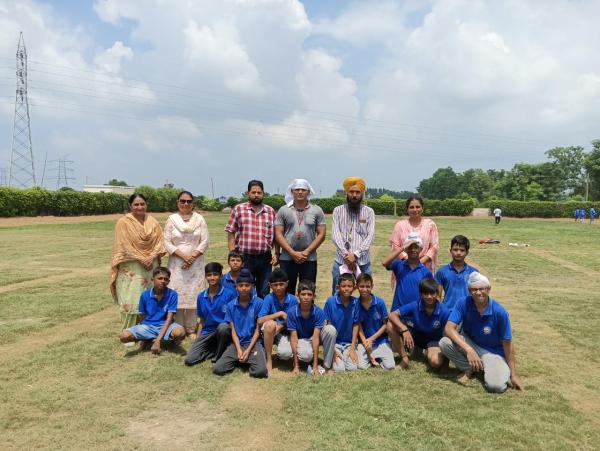 KHO_KHO Team of boys stood at 1st Position in 68th Zone level School Tournament.